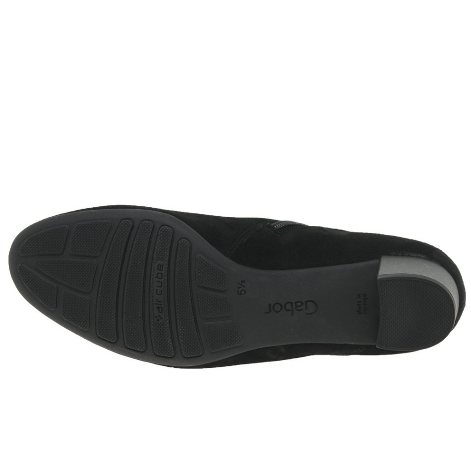 Gabour | Bottines Exclusives Pour Femmes En Chanvre Suédé Noir